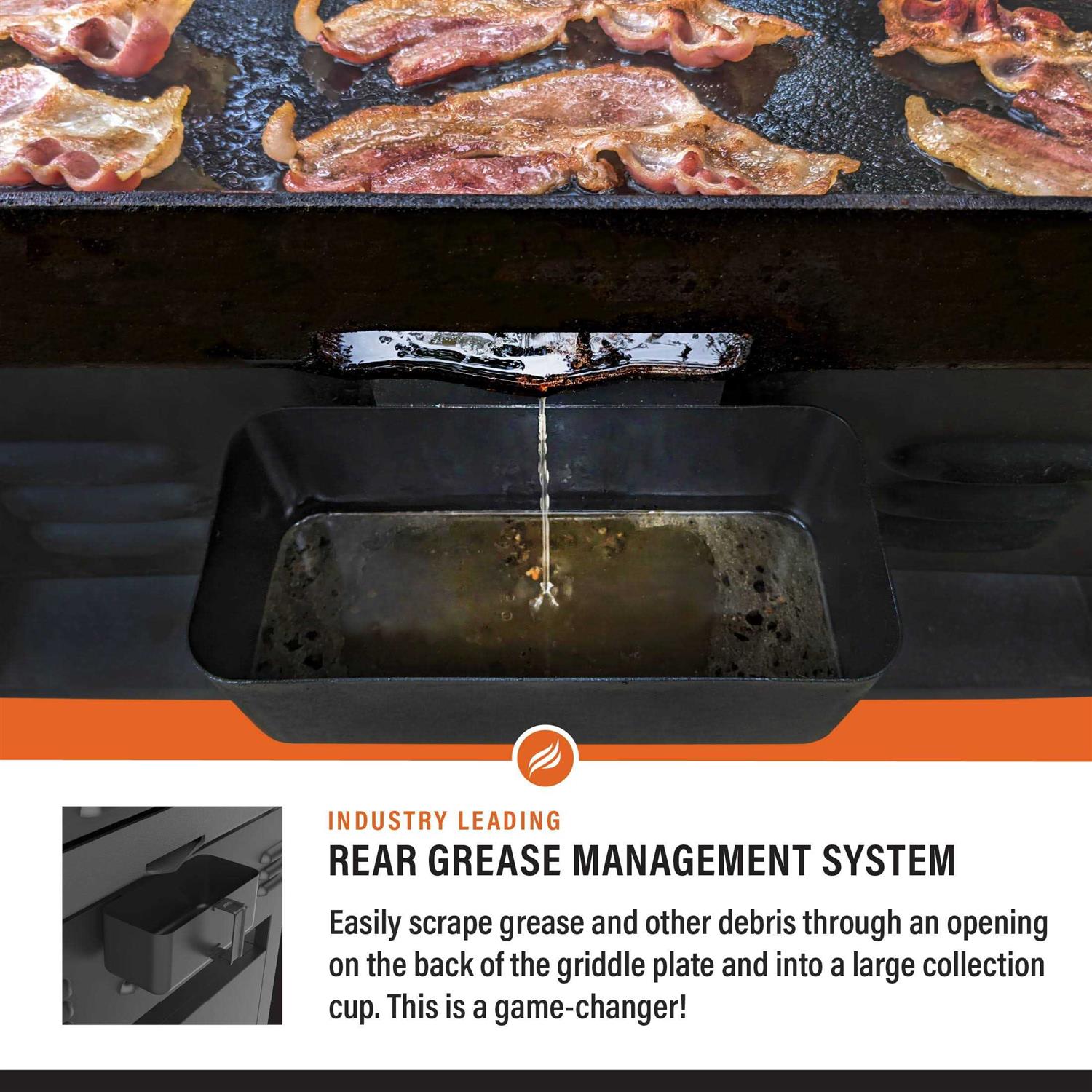 Blackstone Pro Series 2 Burner 22 Propane Pedestal Griddle with Hood - Image 2