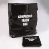 Broan 12 Trash Compactor Bags, Silver/Black – 12 pack